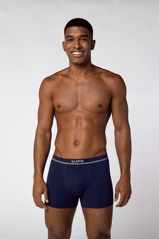 Lupo Seamless Microfibre Trunks 2 Pack - Navy & Black