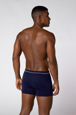 Lupo Seamless Microfibre Trunks 2 Pack - Navy & Black