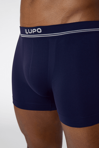 Lupo Seamless Microfibre Trunks 2 Pack - Navy & Black