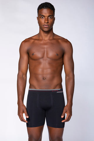Lupo Men's Seamless Long Microfibre Boxer Briefs