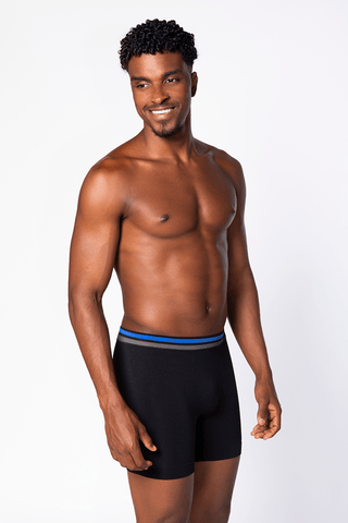 Lupo Men's Seamless Long Microfibre Boxer Briefs