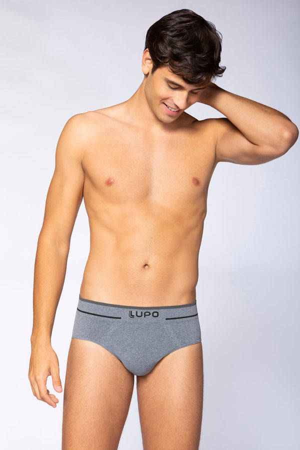 Lupo Men's Seamless Briefs Underwear