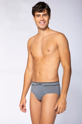 Lupo Men's Seamless Briefs Underwear