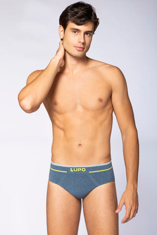 Lupo Men's Seamless Briefs Underwear