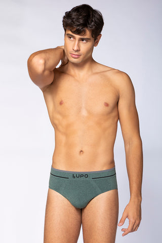 Lupo Men's Seamless Briefs Underwear
