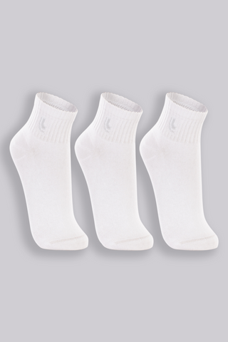 Lupo Mid-Crew Cotton Sport Socks - 3-Pack