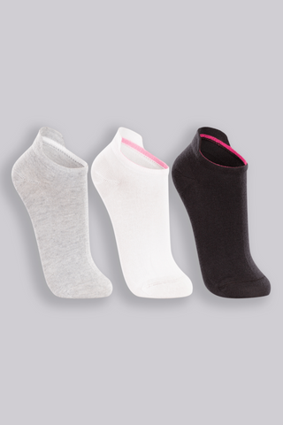 Lupo Low-Cut Socks for Women 3-Pack