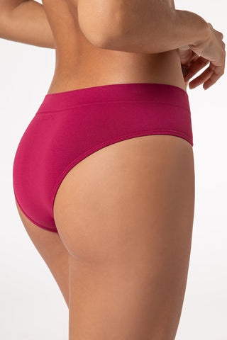 Lupo Seamless Basic Mid-Rise Bikini Brief