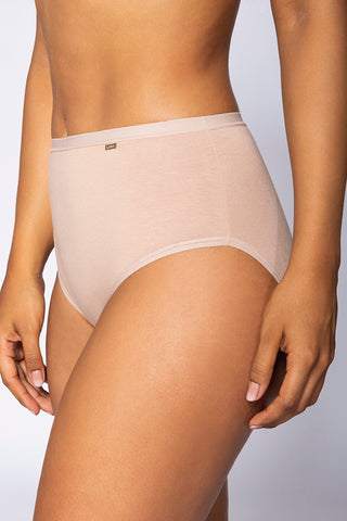 Lupo Cotton High Rise Full Brief