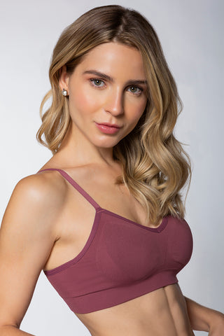 Lupo Essential Seamless Bra - Removable Padding, Convertible Straps