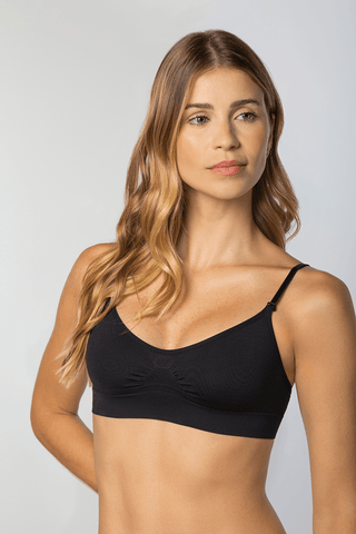 Lupo Essential Seamless Bralette with Adjustable Convertible Straps