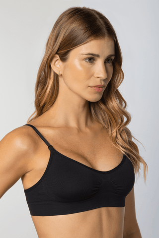 Lupo Essential Seamless Bralette with Adjustable Convertible Straps