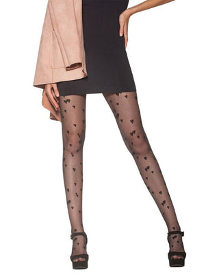Lupo Love hearts Tights 15 Denier